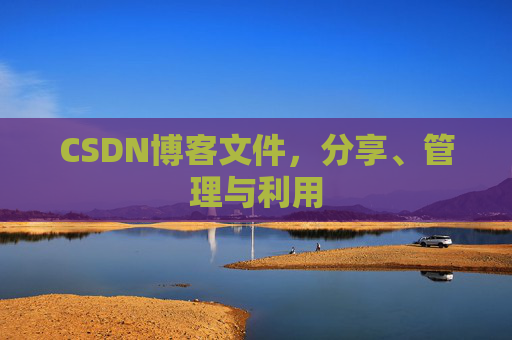 CSDN博客文件，分享、管理与利用